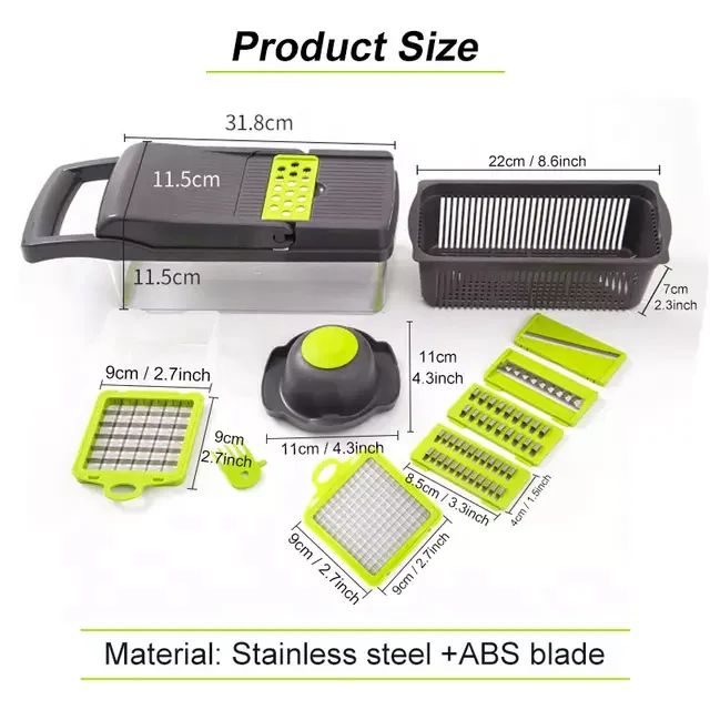 16-in-1 Multi-Function Vegetable Slicer/Cutter