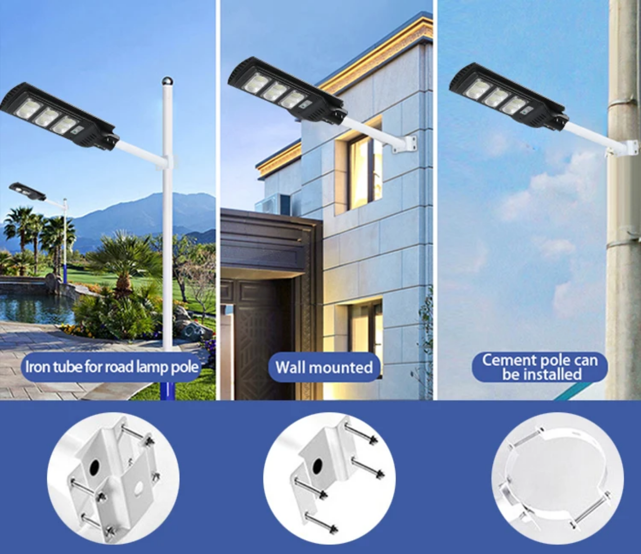240W Solar Street Light with Motion Sensors