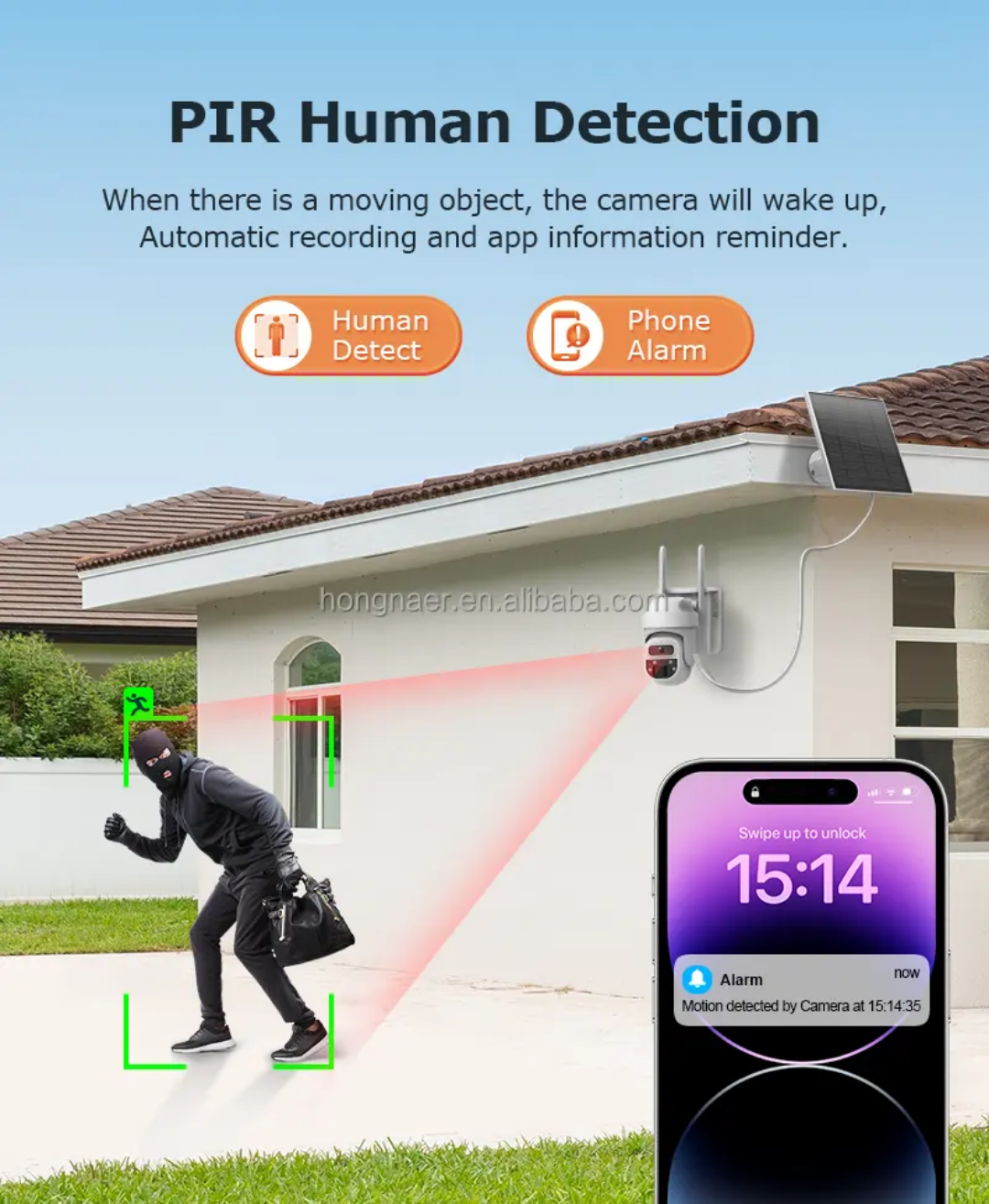 3MP Solar 4G CCTV Ubox App Camera