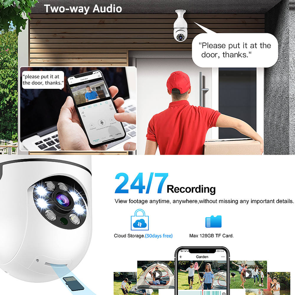 CCTV Bulb Camera