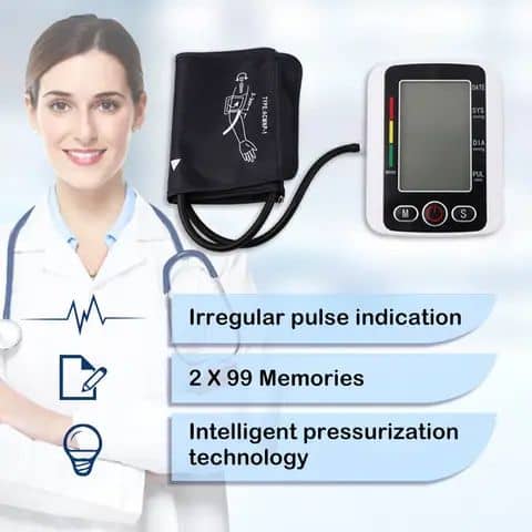 Digital Blood Pressure Monitor with Voice Speaker