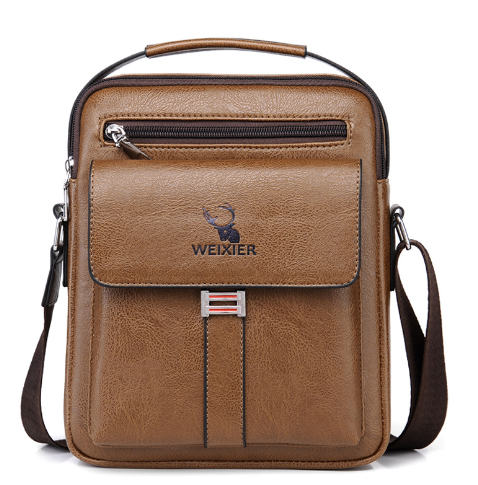 Men's Genuine Leather Shoulder Strap Bag