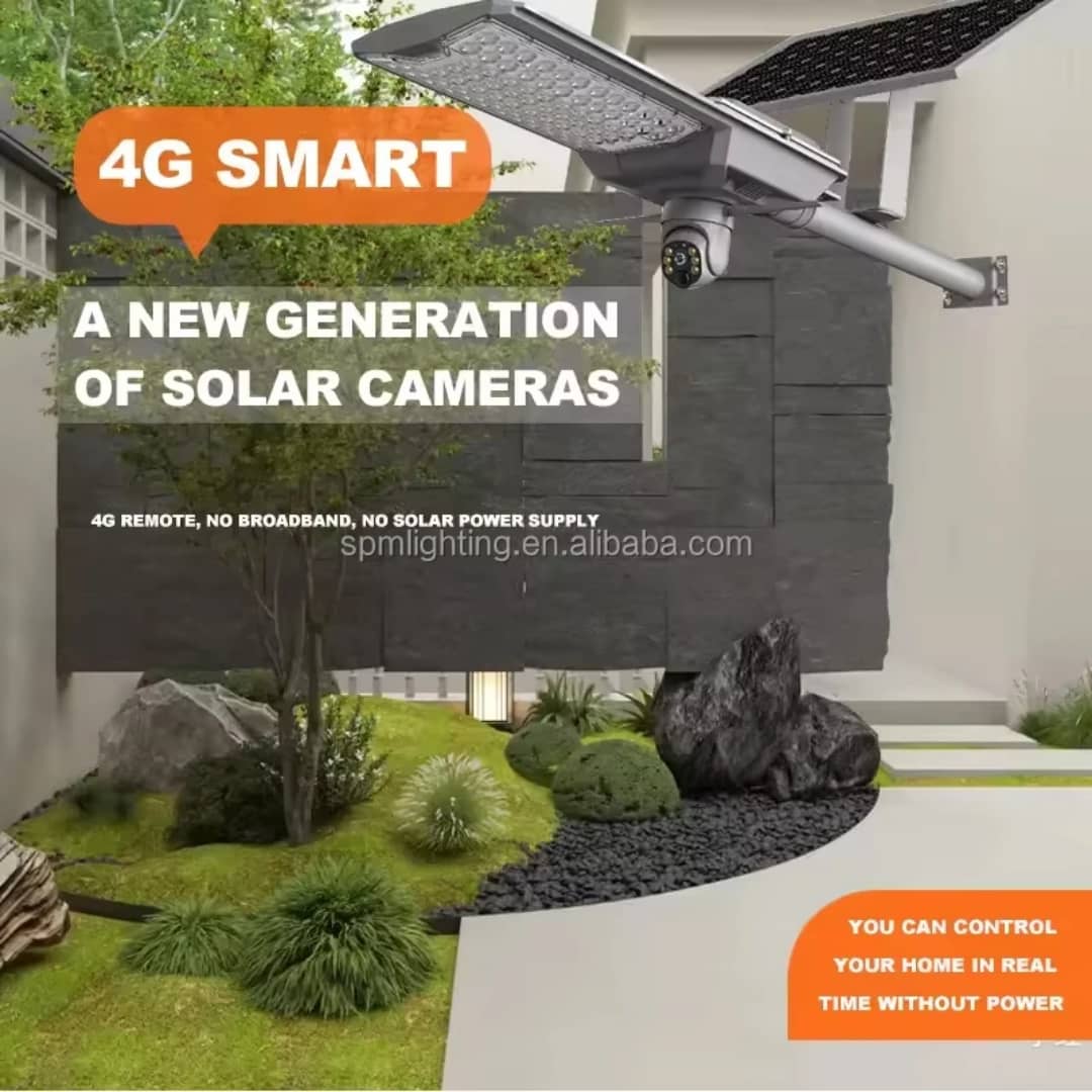 4G Solar CCTV +500W High Brightness Converting Solar Street Light