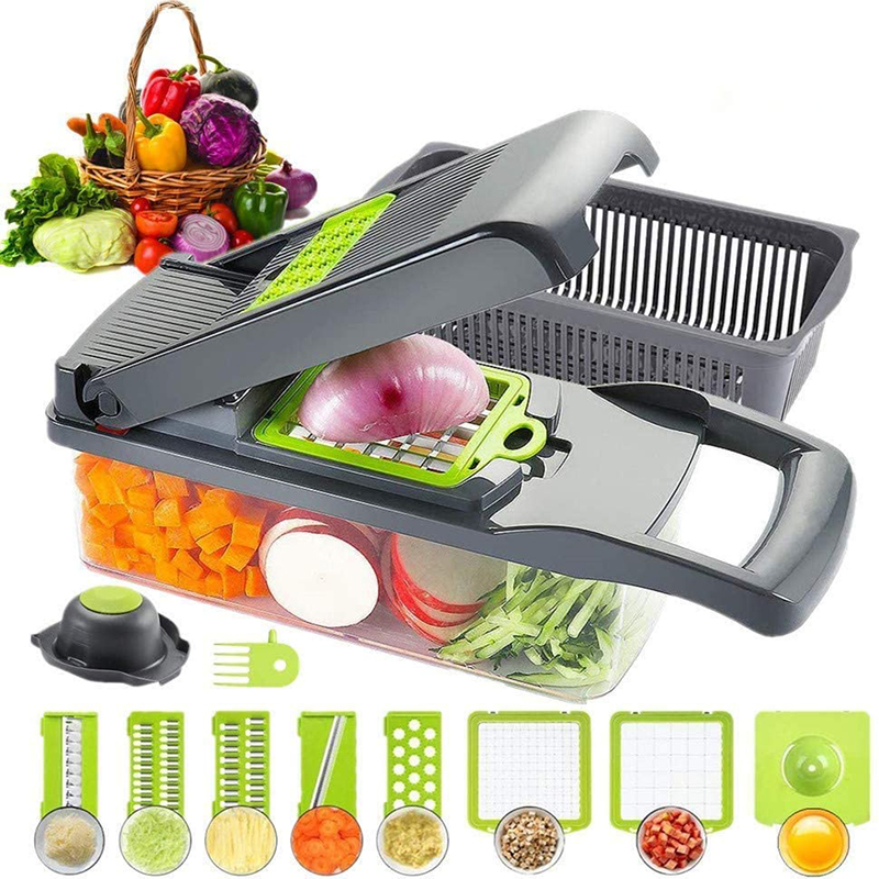 16-in-1 Multi-Function Vegetable Slicer/Cutter