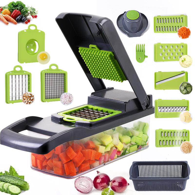 16-in-1 Multi-Function Vegetable Slicer/Cutter