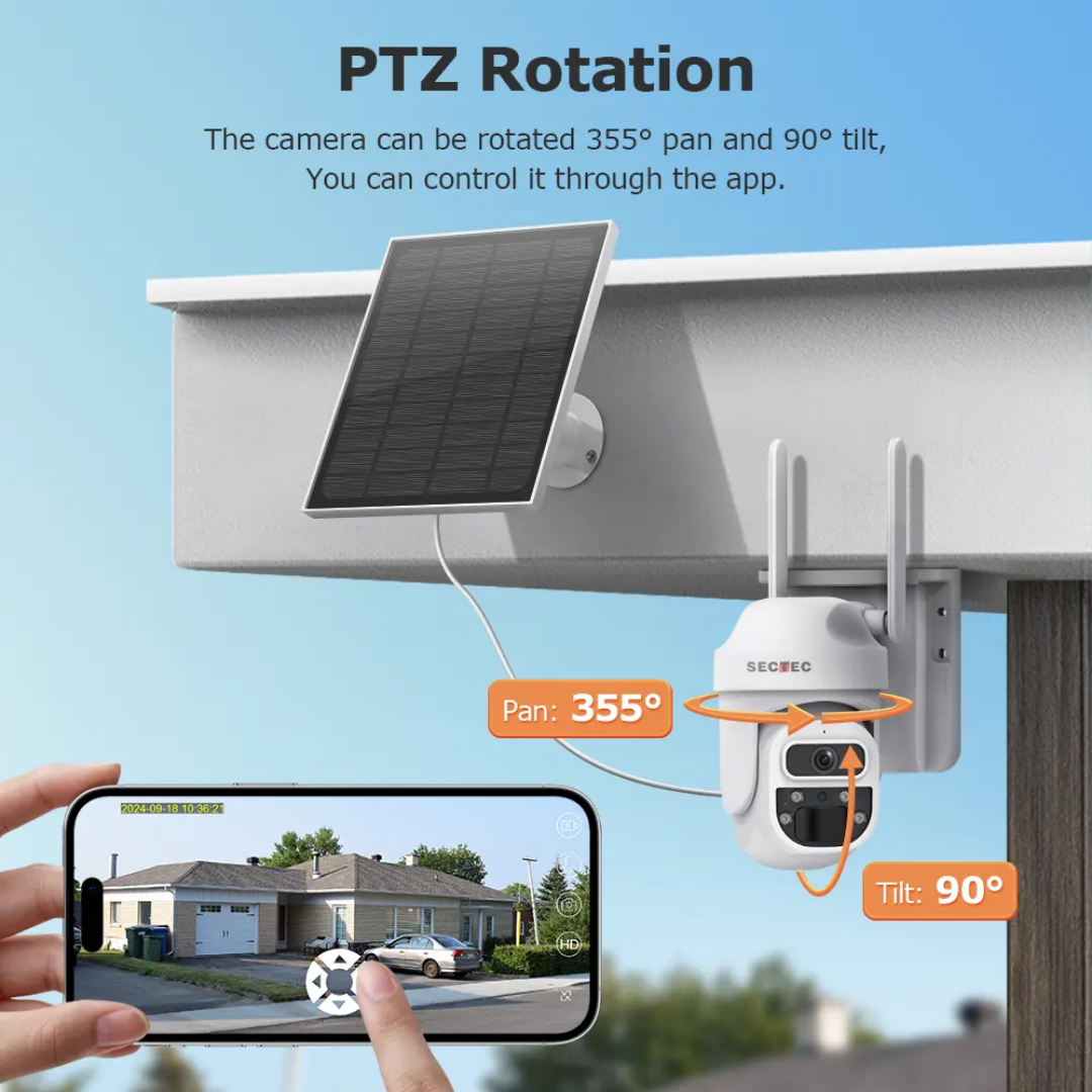 3MP Solar 4G CCTV Ubox App Camera