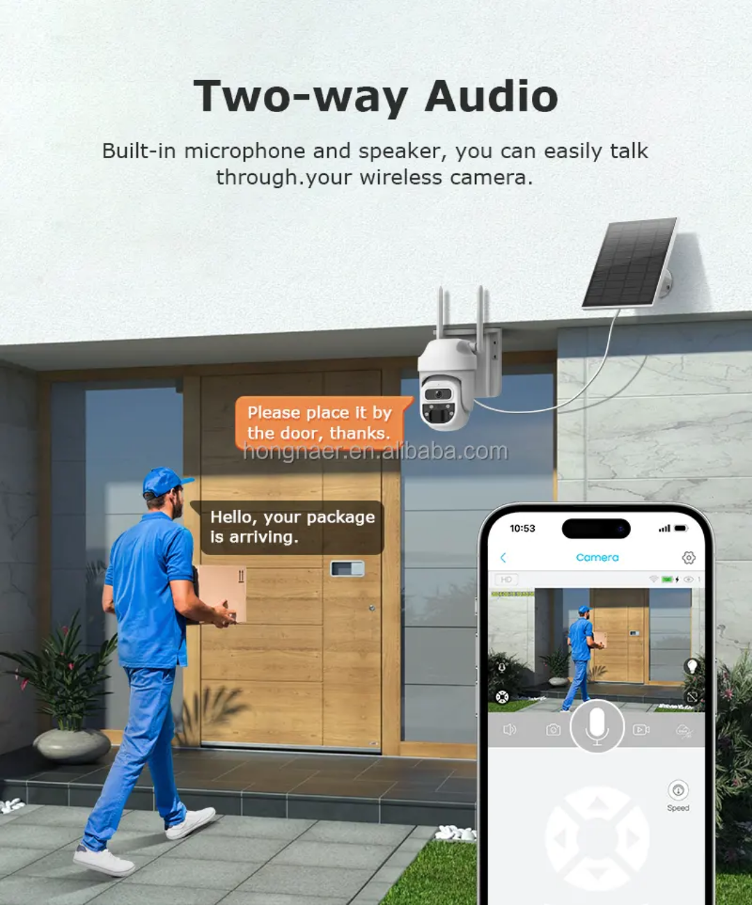 3MP Solar 4G CCTV Ubox App Camera