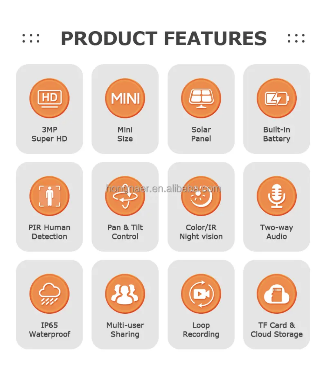 3MP Solar 4G CCTV Ubox App Camera