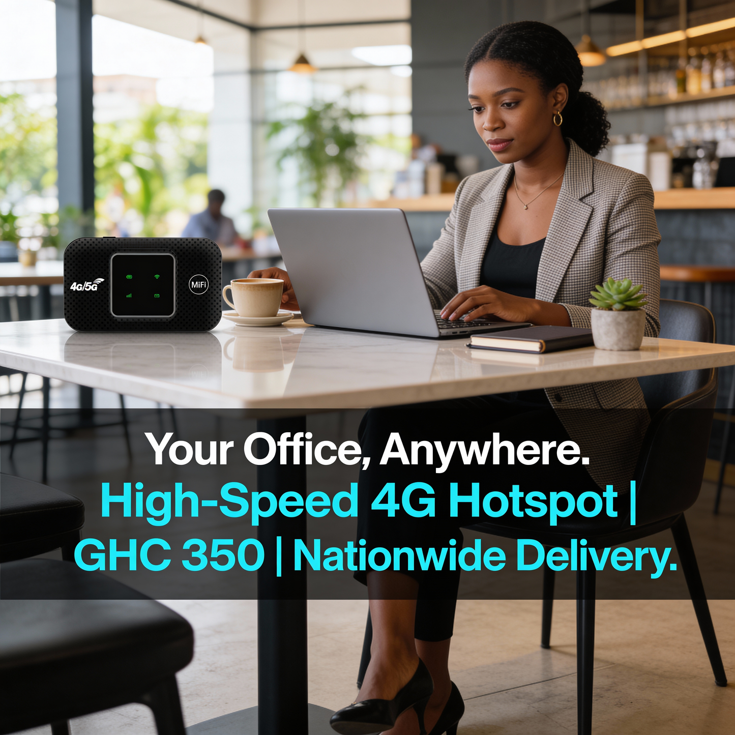 Ultimate 4G Portable WiFi Hotspot | 300Mbps High-Speed LTE Mobile Router | 3000mAh Built-in Power