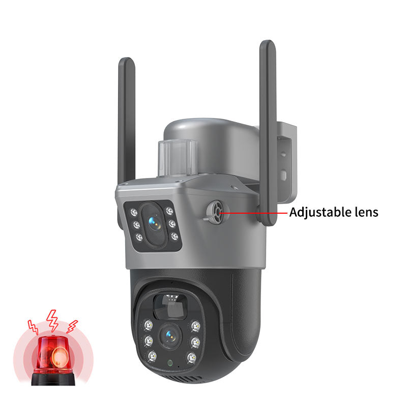 SOLAR 4MP 4G SIM DUAL LENS CCTV CAMERA
