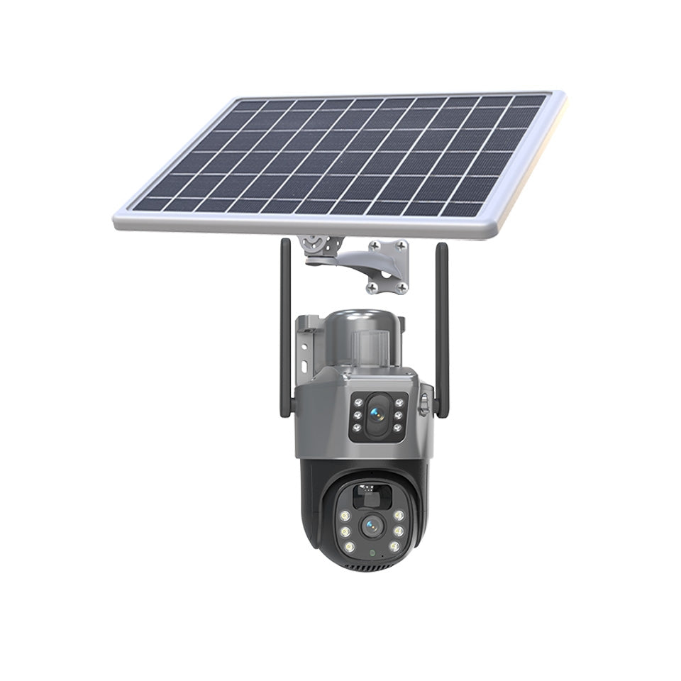 SOLAR 4MP 4G SIM DUAL LENS CCTV CAMERA