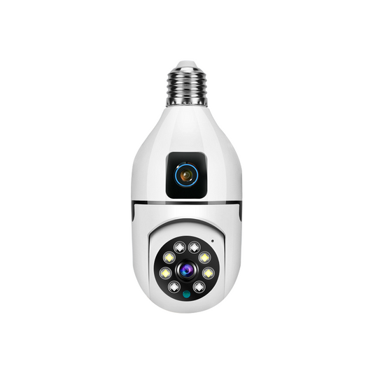 Dual Lens 4MP CCTV Bulb Camera-Contact 053 7986733