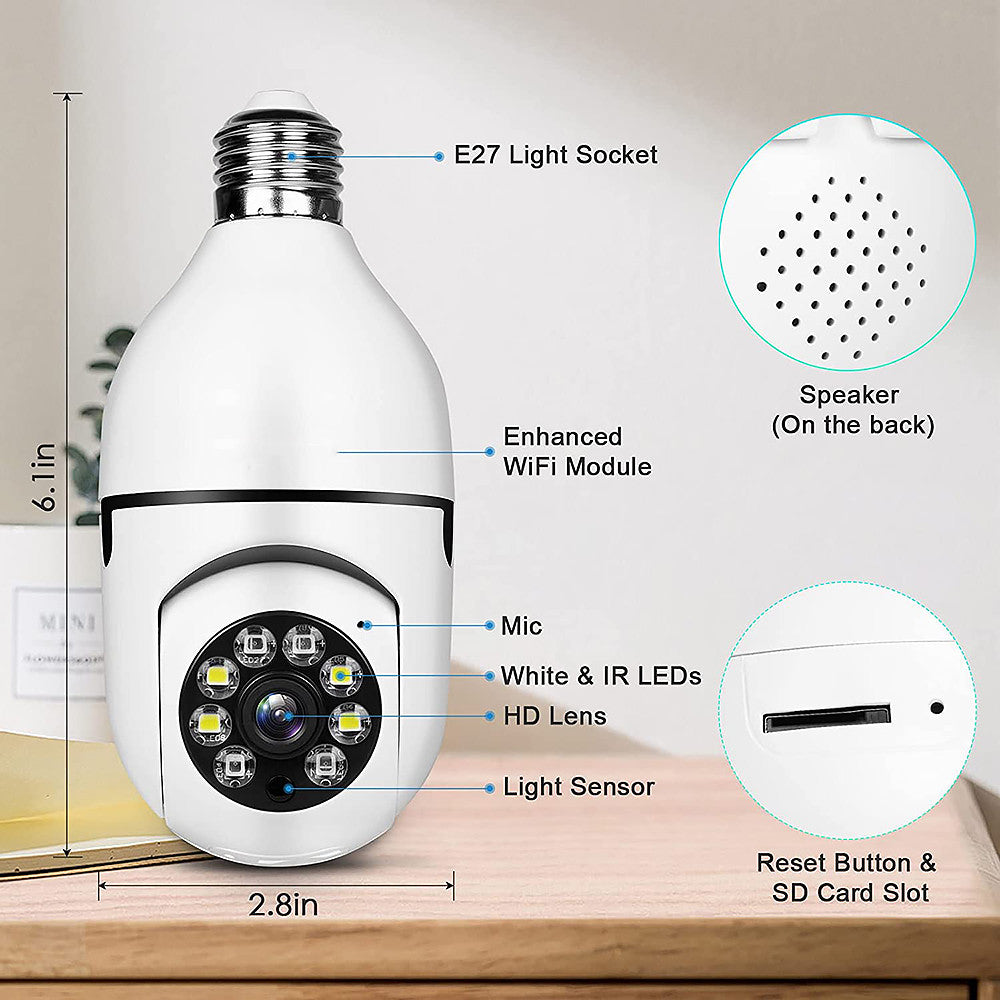 CCTV Bulb Camera