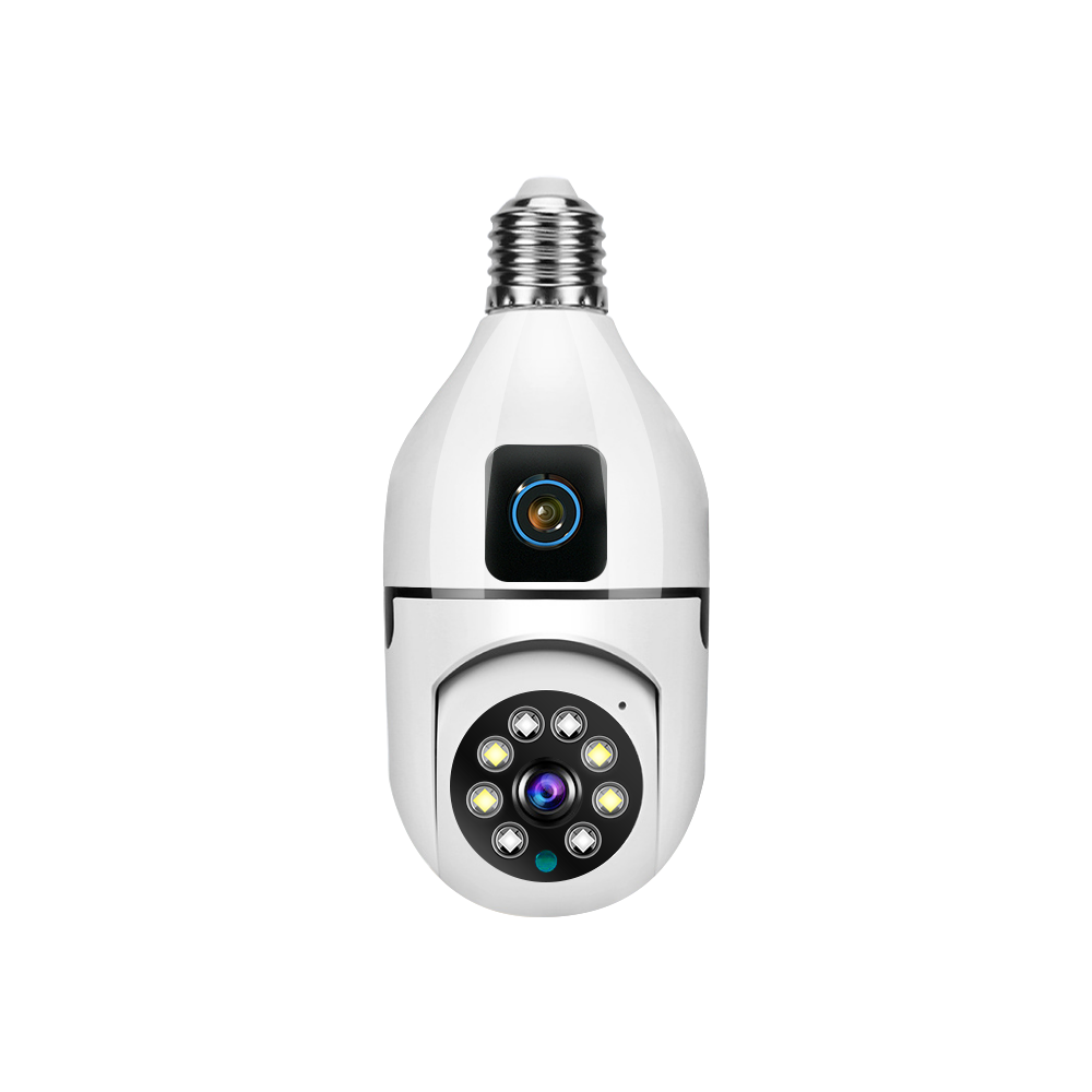 Dual Lens 4MP CCTV Bulb Camera-Contact 053 7986733