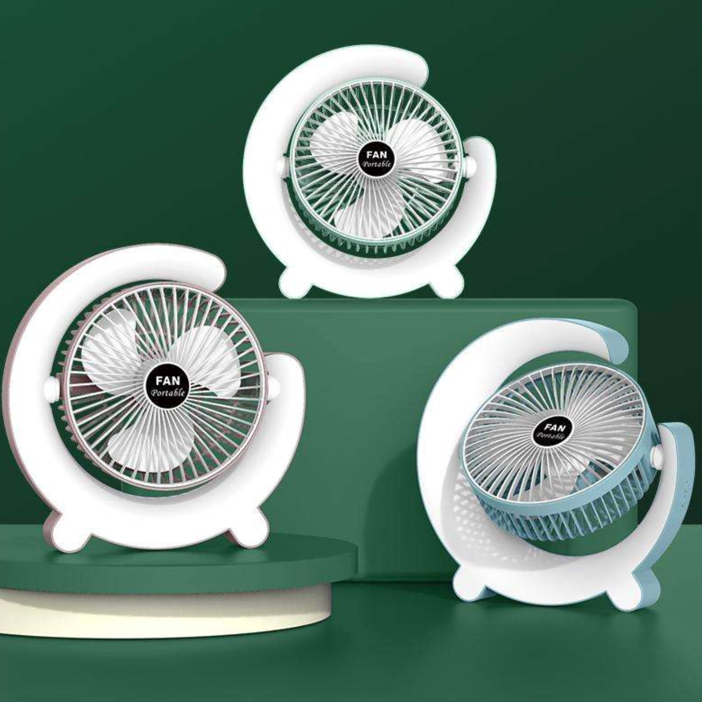 Rechargeable Desktop Fan -Contact 0537986733