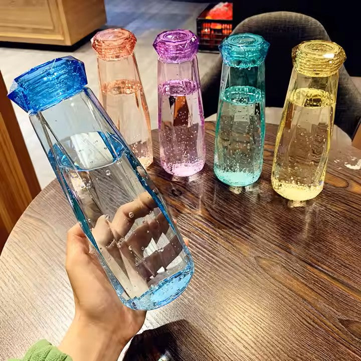 2-Piece Glass Watter Bottle