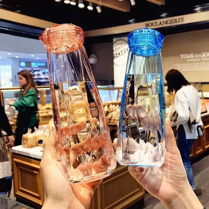 2-Piece Glass Watter Bottle