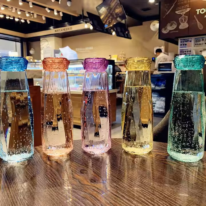 2-Piece Glass Watter Bottle