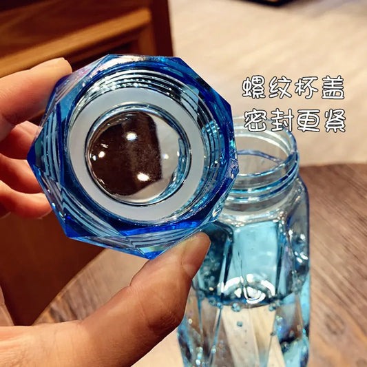 2-Piece Glass Watter Bottle