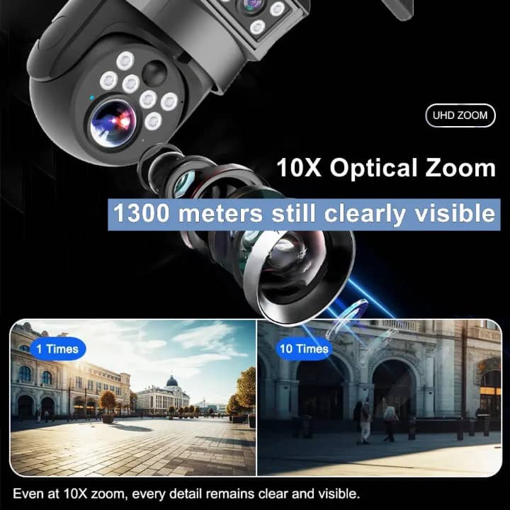 8MP 4G Solar Dual Lens CCTV 20x optical Zoom