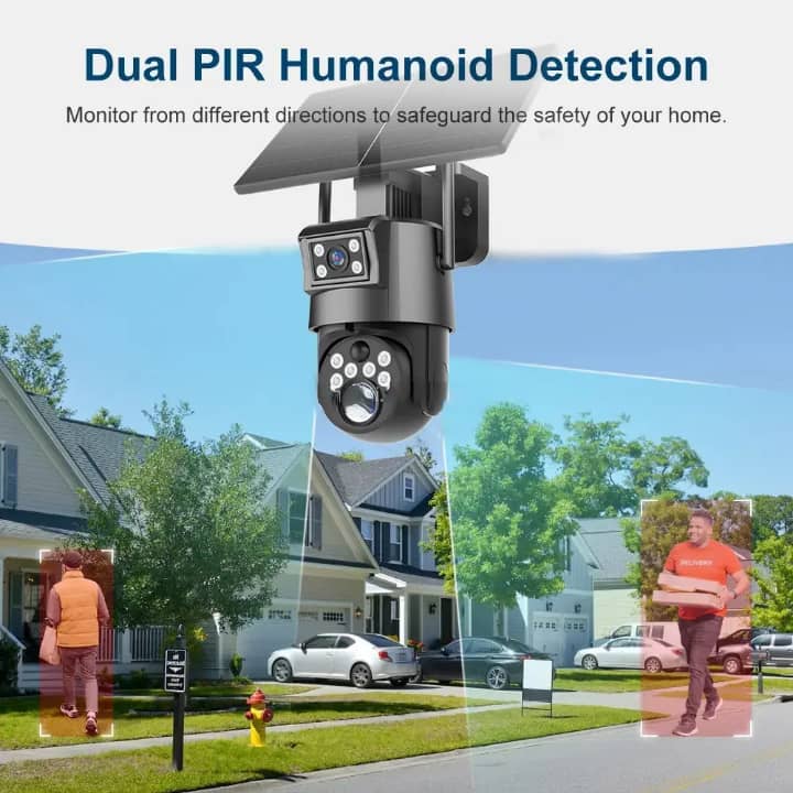 8MP 4G Solar Dual Lens CCTV 20x optical Zoom