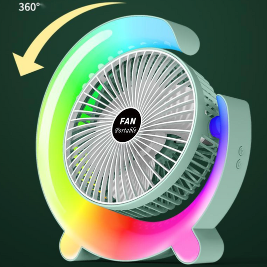 Rechargeable Desktop Fan -Contact 0537986733