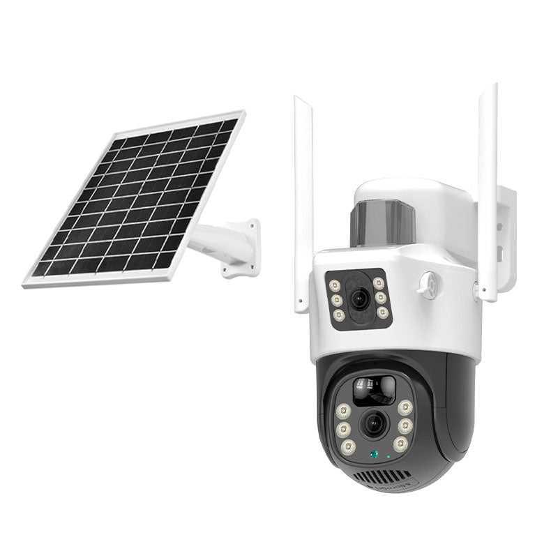 SOLAR 4MP 4G SIM DUAL LENS CCTV CAMERA