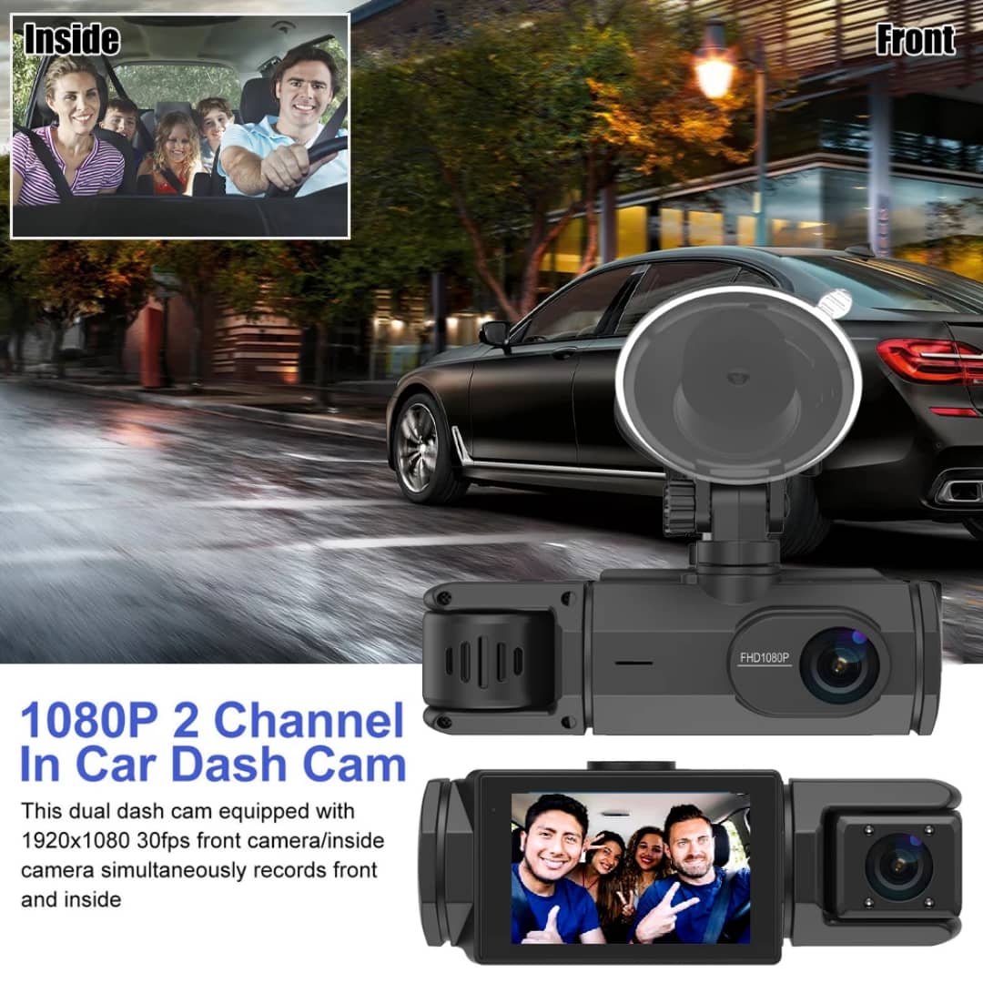3 Channel Car Dash Board Camera