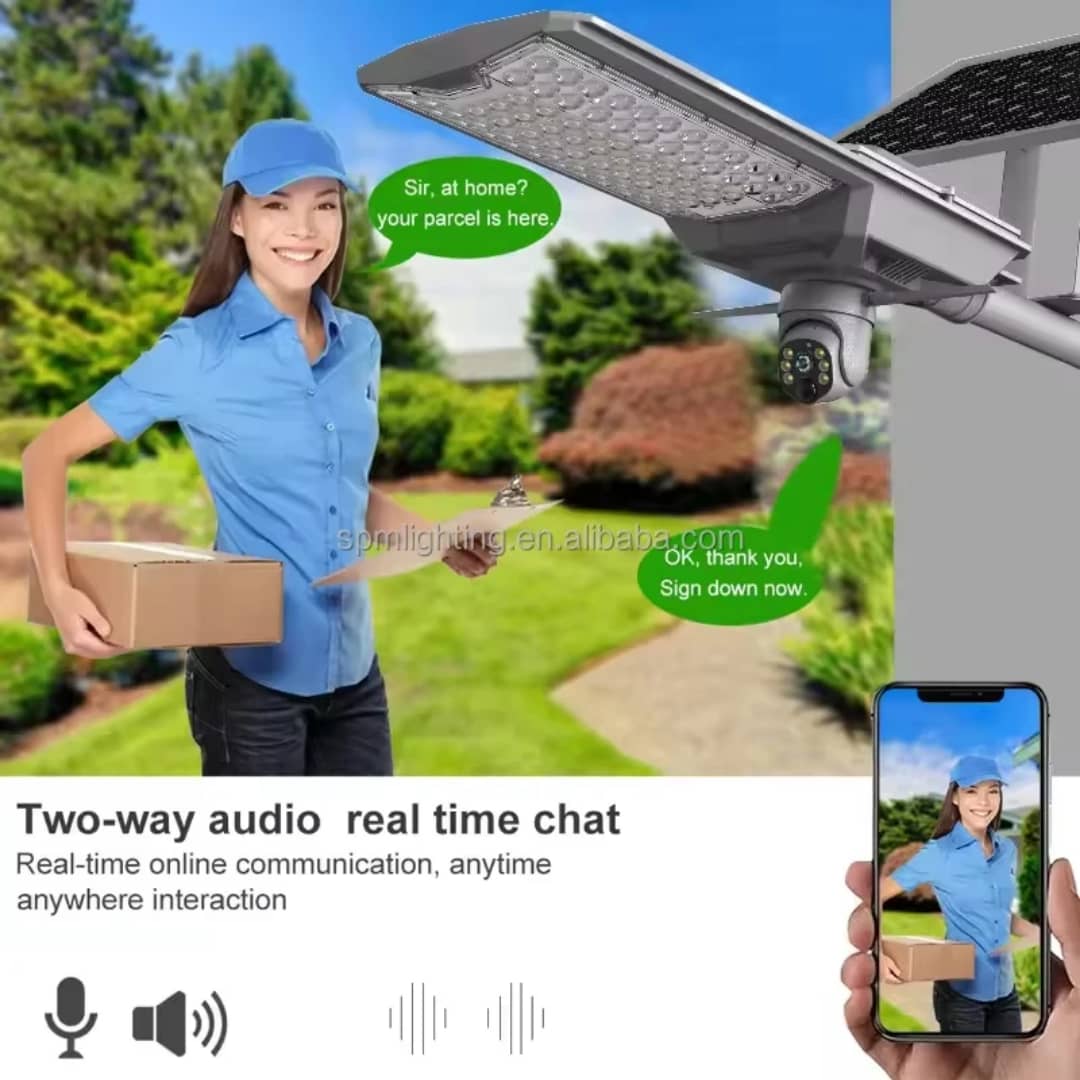 4G Solar CCTV +500W High Brightness Converting Solar Street Light