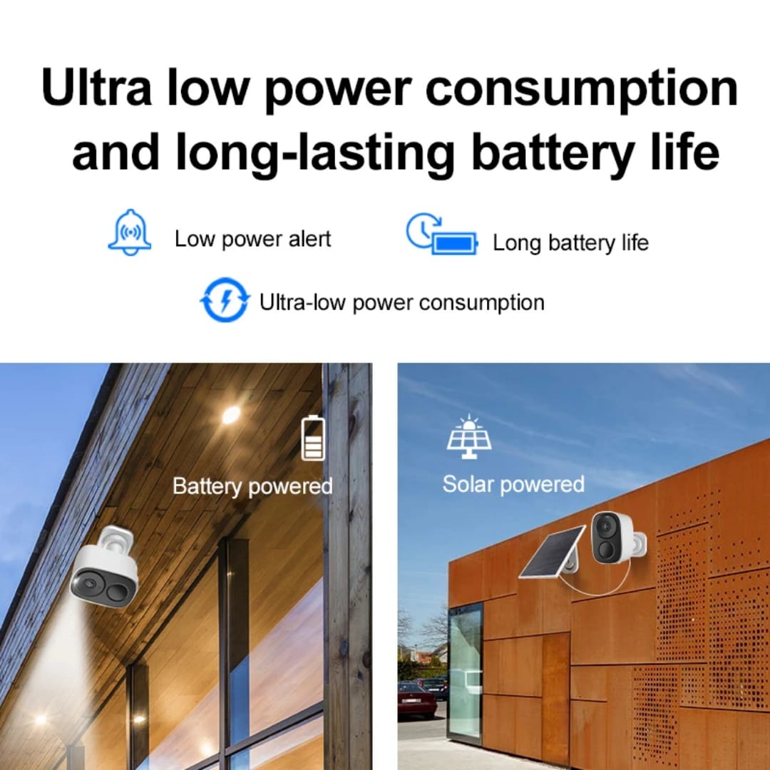 3MP 4G Low Power PIR Solar CCTV