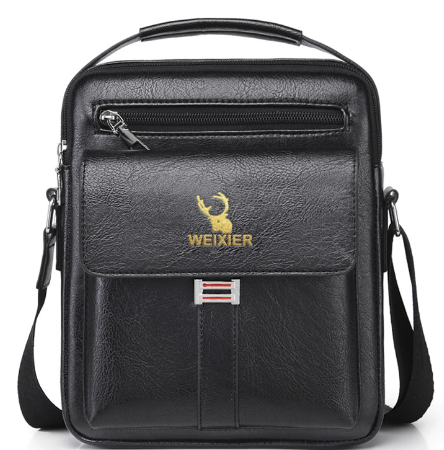 Men's Genuine Leather Shoulder Strap Bag