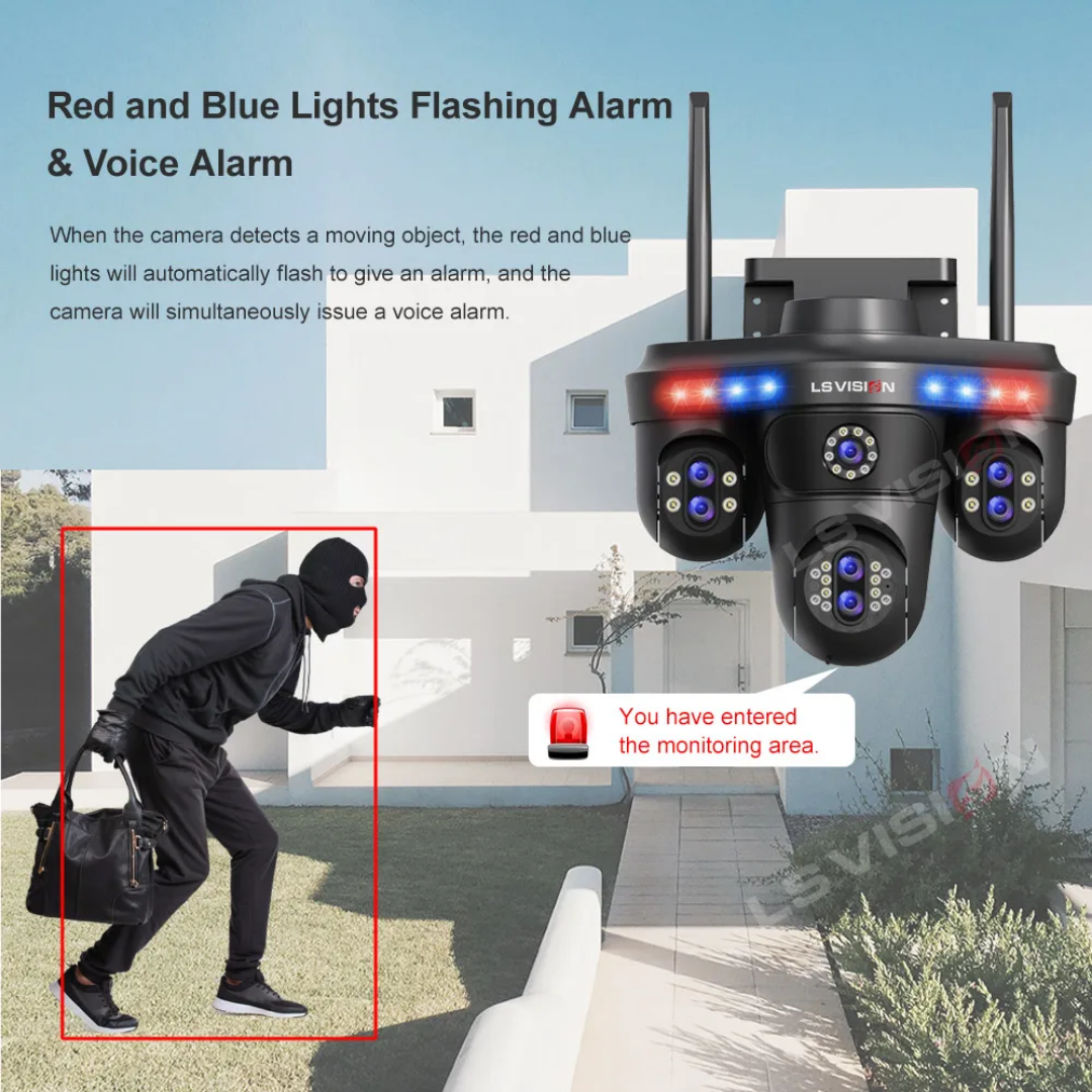 15 MP Triple Lens WiFi CCTV