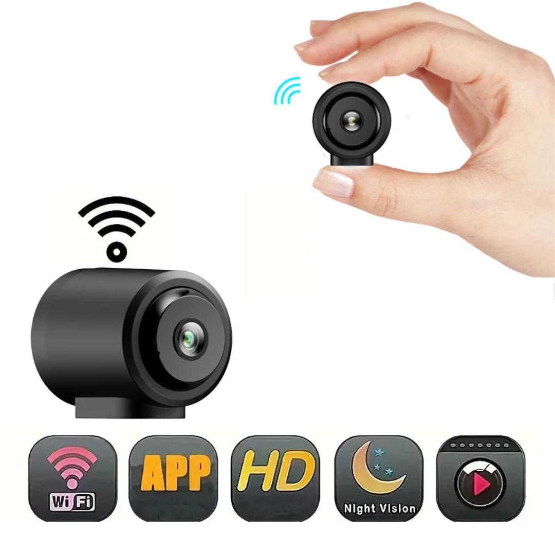C23 Camsoy Mini Network CCTV Camera | 1080P WiFi Wireless Security Camera | Indoor/Outdoor, Night Vision, 2-Way Audio, Motion Detection