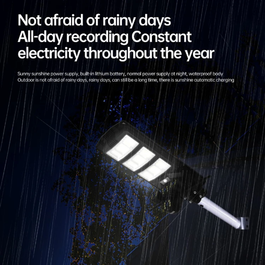 8MP Dual Lens Solar 4G CCTV + 450W Solar Street Light