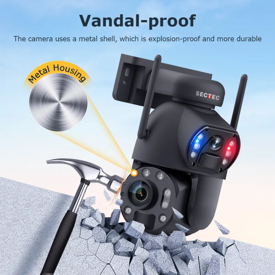 6MP 4G Solar Dual Lens CCTV ×36 Optical Zoom