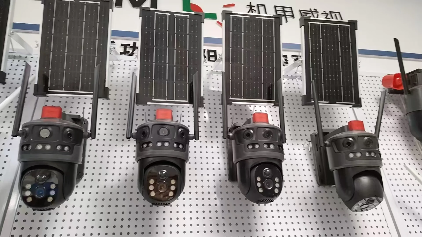 8MP Solar Dual Lens 4G Ultra HD CCTV