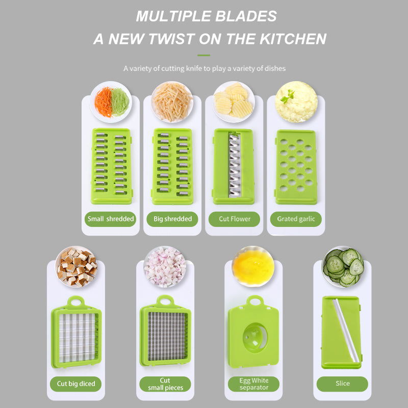 16-in-1 Multi-Function Vegetable Slicer/Cutter