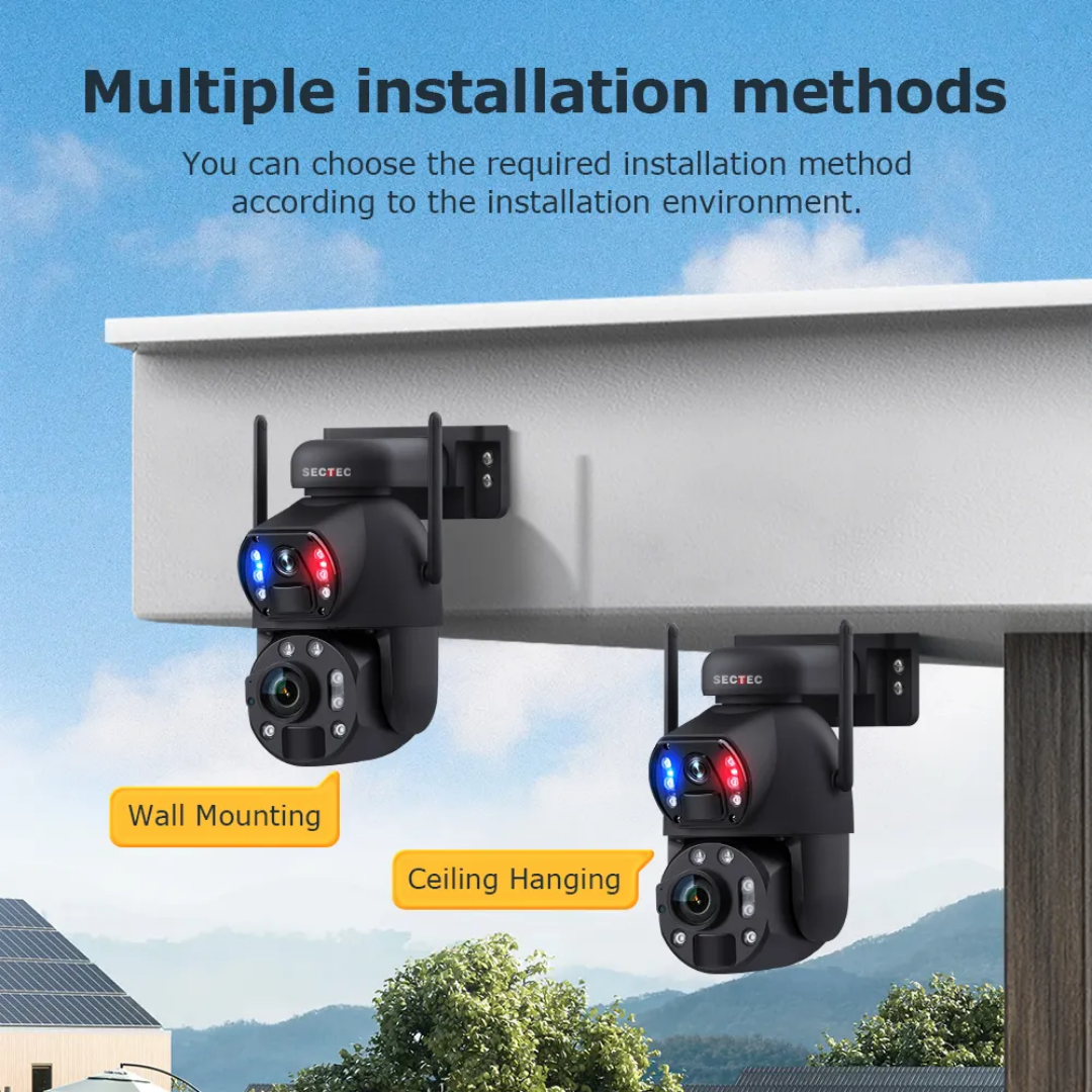 6MP 4G Solar Dual Lens CCTV ×36 Optical Zoom