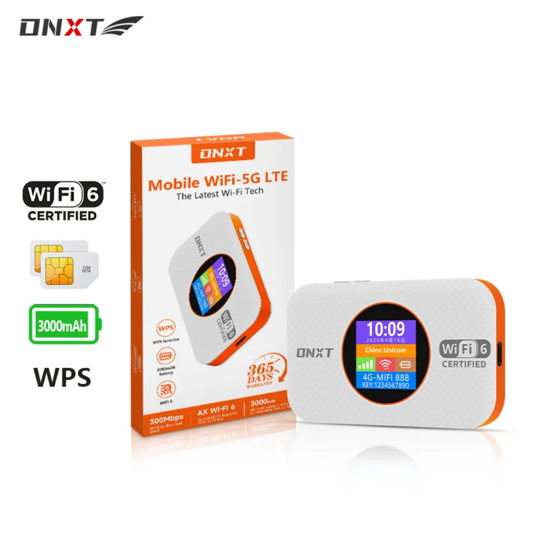 DNXT 300MBS WiFi 6 Router | Next-Gen Dual-Band Wireless Internet | Up to 300Mbps | for Home & Office