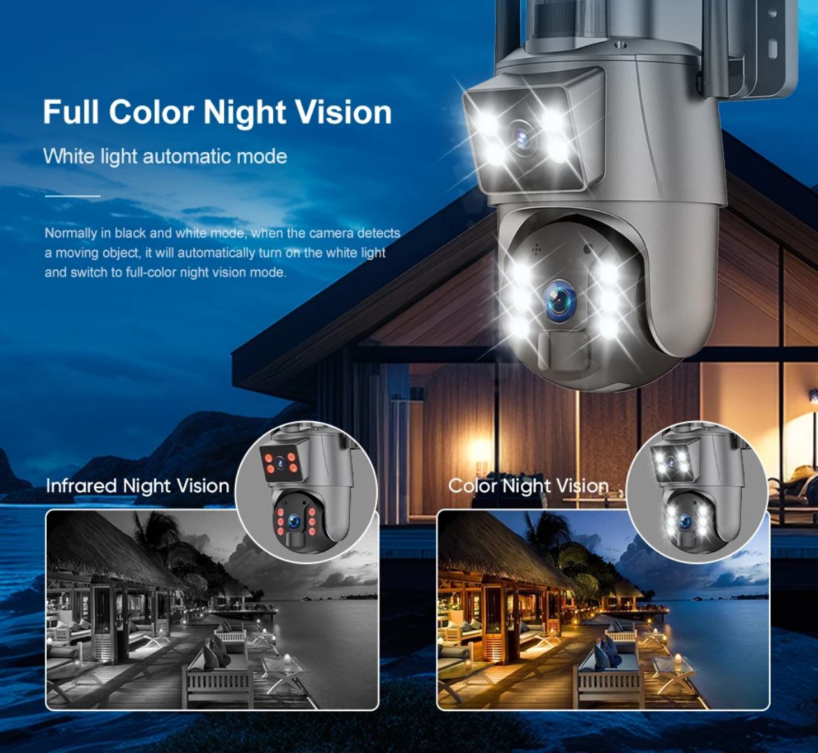 4MP Dual Lens Ubox 4G Solar CCTV