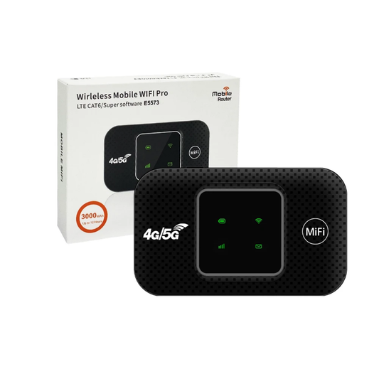 Ultimate 4G Portable WiFi Hotspot | 300Mbps High-Speed LTE Mobile Router | 3000mAh Built-in Power