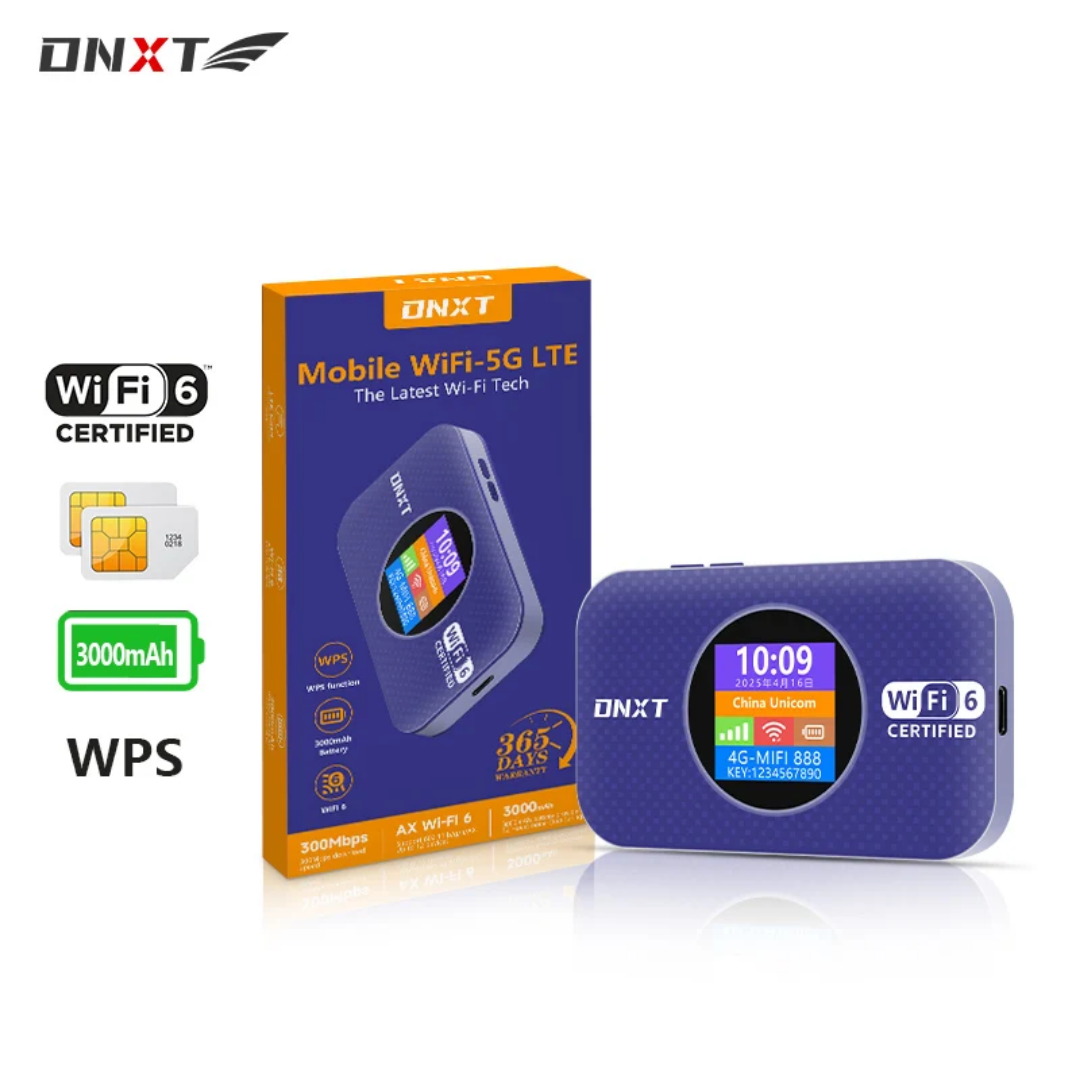 DNXT 300MBS WiFi 6 Router | Next-Gen Dual-Band Wireless Internet | Up to 300Mbps | for Home & Office