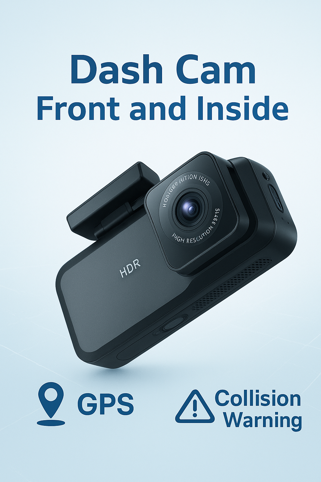 🚗 Dual Lens 4G 2K Car Dashboard Camera – 170° Wide Angle, Night Vision, GPS, Parking Assist, Cloud Storage
