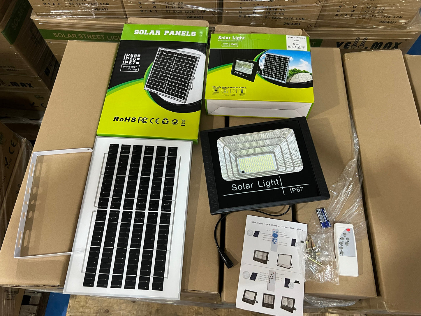 500W Solar Flood Light