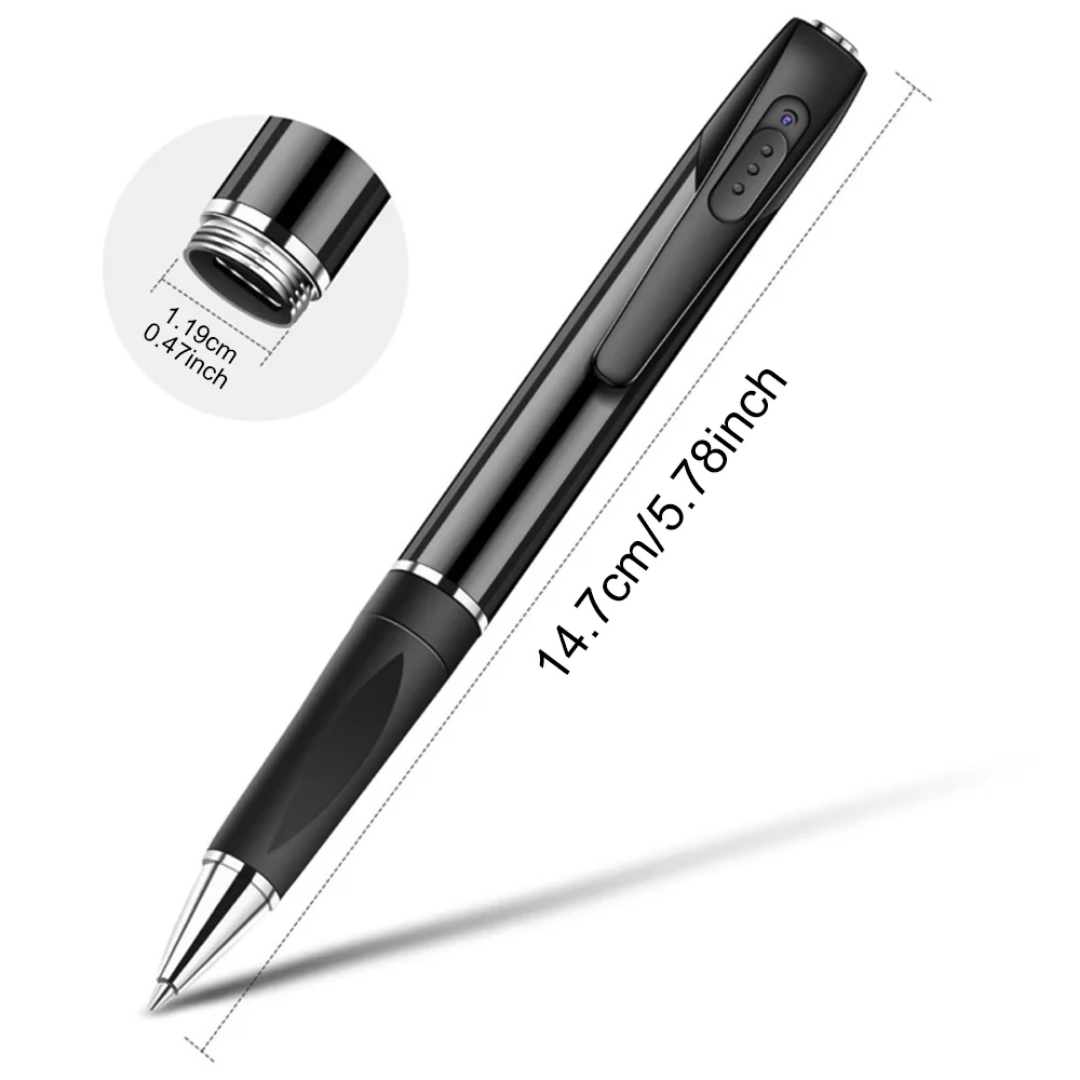 1080P HD Spy Pen Camera | Discreet Digital Pen DVR with Video Recorder & Audio |