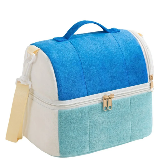 Fluffy Insulated Double sided Lunch bag